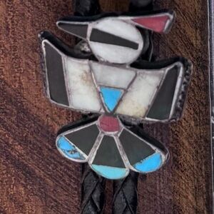 Multicolor Thunderbird Bolo Tie